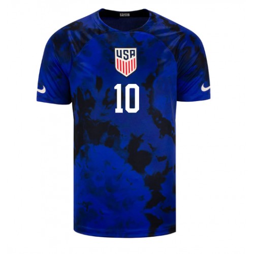 United States Christian Pulisic #10 Replica Away Shirt World Cup 2022 Short Sleeve